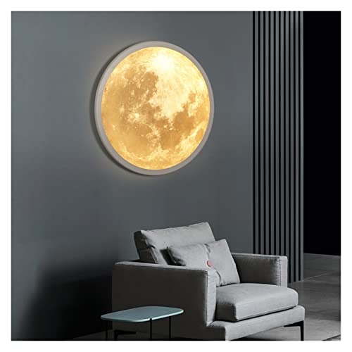 NTALJC Wand, runde Atmosphäre dekoratives Malerei mit heller Veranda hängendes Malereien Wohnzimmer Sofa Hintergrund Wandmalerei Licht, Wand von NTALJC
