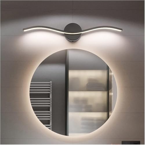 NTALJC Wand S kompatibel mit Schlafzimmer Wohnzimmer Spiegel Licht 8W 12W Badezimmer wasserdichte schwarze Innenbeleuchtung, Vintage Kronleuchter NTALJC Wand S kompatibel mit Schlafzimmer Wohnzimmer Spiegel Licht 8W 12W Badezimmer wasserdichte schwarze Innenbeleuchtung, Vintage Kronleuchter von NTALJC