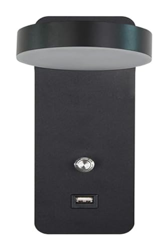 NTALJC Wandlampen LED -Wandleuchten mit Schalter und USB -Schnittstelle Mode Wandleuchte kompatibel mit Innenkorridor -Gangkunstlichtern, Deckenleuchte von NTALJC