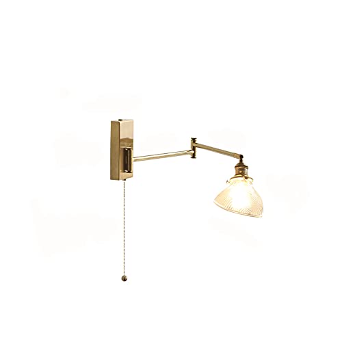 Nordic Glass Pull Draht Wandleuchte E27 1- Ling Metall Wandmontage Einfachheit von NTALJC