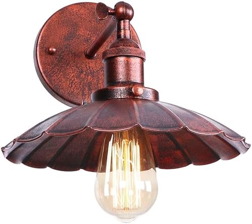 Vintage Home Decoration Wall Light Swing Arm Barn Wall Sconces Gold Black Rust Metal Wall Adjustable Up Down Lighting for Kitchen Island Dining Room Living Room Bar von NTALJC