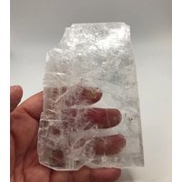 Rohe Klare Selenit Platte Basis Höheres Kronenchakra Rohe Klare Selenit Platte Basis Höheres Kronenchakra von NTBC21