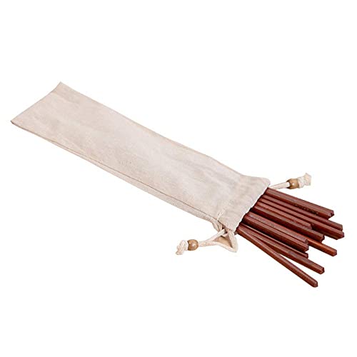 10 Paar Essstäbchen aus Holz, wiederverwendbar und minimalistisch, chinesisch, klassisch, gesund, natürlicher Bambus, rutschfest, für Erwachsene, B 10 Paar Essstäbchen aus Holz, wiederverwendbar und minimalistisch, chinesisch, klassisch, gesund, natürlicher Bambus, rutschfest, für Erwachsene, B von NTCE