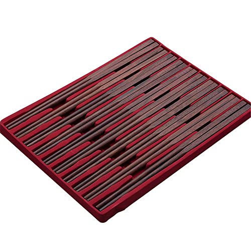 10 Paar klassische chinesische Essstäbchen aus Massivholz, umweltfreundlich, wiederverwendbar, natürliches Holz, Sushi-Essstäbchen, einfach zu bedienen, Geschenkbox mit Q-Box 10 Paar klassische chinesische Essstäbchen aus Massivholz, umweltfreundlich, wiederverwendbar, natürliches Holz, Sushi-Essstäbchen, einfach zu bedienen, Geschenkbox mit Q-Box von NTCE