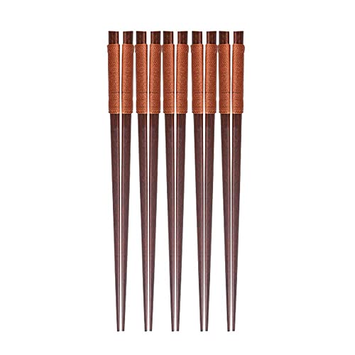 5 Paar Essstäbchen aus japanischem Holz, wiederverwendbar, spülmaschinenfest, umweltfreundlich, tragbar und langlebig R 5 Paar Essstäbchen aus japanischem Holz, wiederverwendbar, spülmaschinenfest, umweltfreundlich, tragbar und langlebig R von NTCE