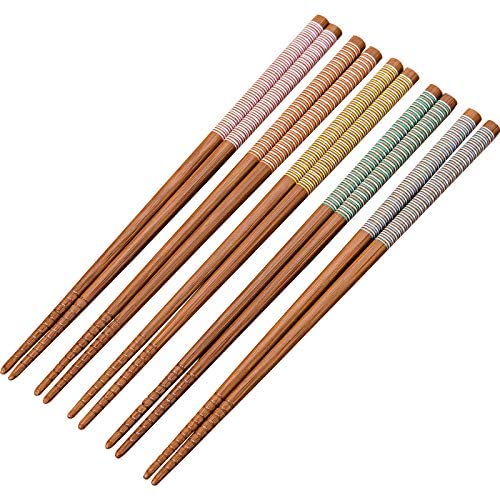 Dishwa A Essstäbchen aus Naturholz, wiederverwendbar, leicht und sicher, 5 Paar Dishwa A Essstäbchen aus Naturholz, wiederverwendbar, leicht und sicher, 5 Paar von NTCE