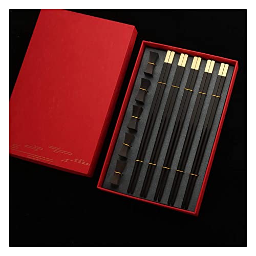 Essstäbchen, 5 Paar Essstäbchen aus natürlichem Holz, wiederverwendbar, chinesische Essstäbchen, Essstäbchen, Essstäbchen, Essstäbchen Essstäbchen, 5 Paar Essstäbchen aus natürlichem Holz, wiederverwendbar, chinesische Essstäbchen, Essstäbchen, Essstäbchen, Essstäbchen von NTCE