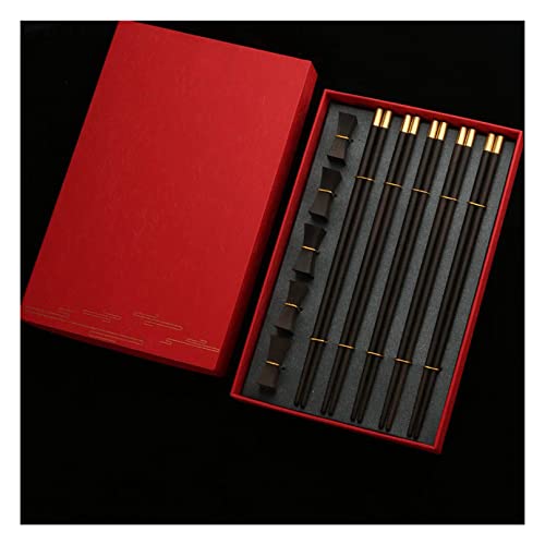 Essstäbchen, 5 Paar Essstäbchen aus natürlichem Holz, wiederverwendbar, chinesische Essstäbchen, Essstäbchen, Essstäbchen, Essstäbchen Essstäbchen, 5 Paar Essstäbchen aus natürlichem Holz, wiederverwendbar, chinesische Essstäbchen, Essstäbchen, Essstäbchen, Essstäbchen von NTCE