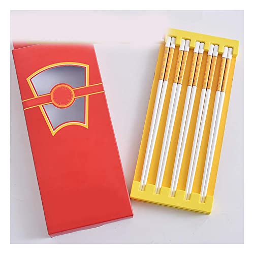 Essstäbchen, 5 Paar wiederverwendbare Essstäbchen aus Porzellan, japanisch, chinesisch, koreanisch, rutschfest, spülmaschinenfest, 24 cm, Q-5 Paar Essstäbchen, 5 Paar wiederverwendbare Essstäbchen aus Porzellan, japanisch, chinesisch, koreanisch, rutschfest, spülmaschinenfest, 24 cm, Q-5 Paar von NTCE