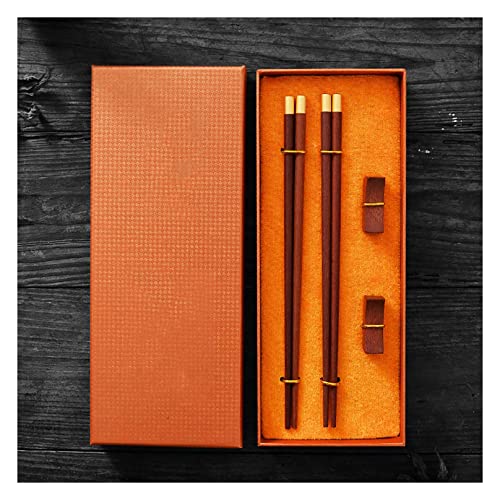 Essstäbchen aus Holz, wiederverwendbar, mit exquisiter Holzverpackung, für Küche, Esszimmer, Gourmet, Nudeln, Hot Pot usw., 25 cm x 2 Paar Essstäbchen aus Holz, wiederverwendbar, mit exquisiter Holzverpackung, für Küche, Esszimmer, Gourmet, Nudeln, Hot Pot usw., 25 cm x 2 Paar von NTCE
