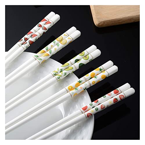 Keramik-Essstäbchen, farbige Emaille-Essstäbchen – wiederverwendbare Essstäbchen im klassischen China-Stil, Geschenksets, hochwertige, praktische, rutschfeste Essstäbchen für Erwachsene E Keramik-Essstäbchen, farbige Emaille-Essstäbchen – wiederverwendbare Essstäbchen im klassischen China-Stil, Geschenksets, hochwertige, praktische, rutschfeste Essstäbchen für Erwachsene E von NTCE
