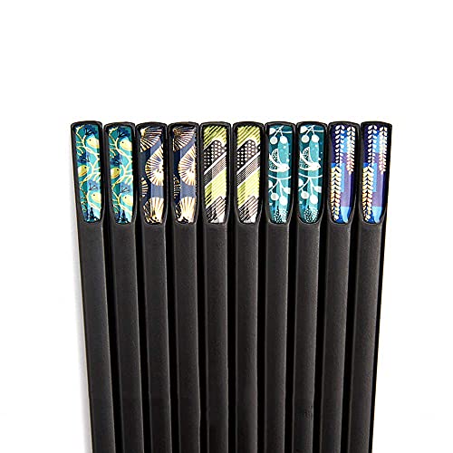 NOO Z-10 Paar Essstäbchen aus Fiberglas, spülmaschinenfest, lackfrei, natürlich, gesund, klassischer chinesischer Stil, mehrfarbig, für Küche, Esszimmer, Gourmet, NOO Z-10 Paar NOO Z-10 Paar Essstäbchen aus Fiberglas, spülmaschinenfest, lackfrei, natürlich, gesund, klassischer chinesischer Stil, mehrfarbig, für Küche, Esszimmer, Gourmet, NOO Z-10 Paar von NTCE