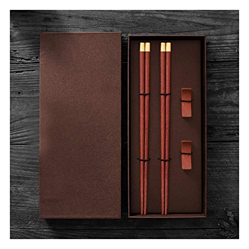 Wiederverwendbare Essstäbchen aus Holz mit exquisiter Holzverpackung, Sushi Essstäbchen für Küche, Esszimmer, Gourmet, Nudeln, Hot Pot usw., 25 cm A Wiederverwendbare Essstäbchen aus Holz mit exquisiter Holzverpackung, Sushi Essstäbchen für Küche, Esszimmer, Gourmet, Nudeln, Hot Pot usw., 25 cm A von NTCE