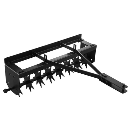 Rasenbelüfter for Hinterherziehen, 81,3 cm Hochleistungs-Kernstopfenbelüfterwerkzeug mit Universalkupplung, Rollbelüfter mit Stahlgehäuse for tiefes Eindringen in den Boden Rasenbelüfter for Hinterherziehen, 81,3 cm Hochleistungs-Kernstopfenbelüfterwerkzeug mit Universalkupplung, Rollbelüfter mit Stahlgehäuse for tiefes Eindringen in den Boden von NTDMSFWM