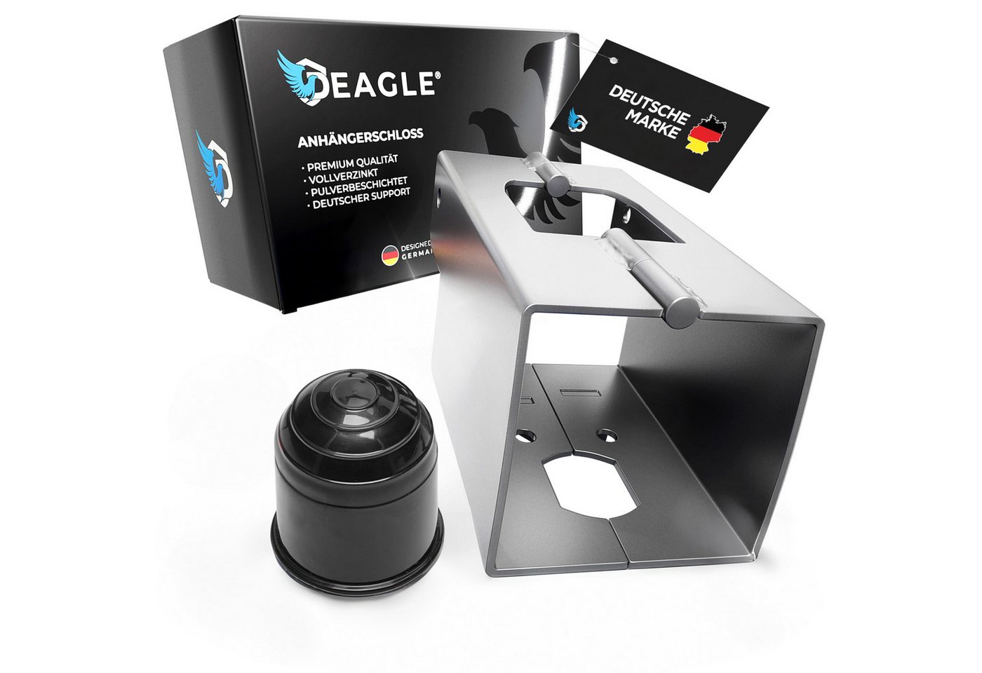 NTG Nutzfahrzeug Technik GmbH Anhängerschloss Deichselschloss Verzinkt & Pulverbeschichtet + AHK Kappe Deagle NTG Nutzfahrzeug Technik GmbH Anhängerschloss Deichselschloss Verzinkt & Pulverbeschichtet + AHK Kappe Deagle von NTG Nutzfahrzeug Technik GmbH
