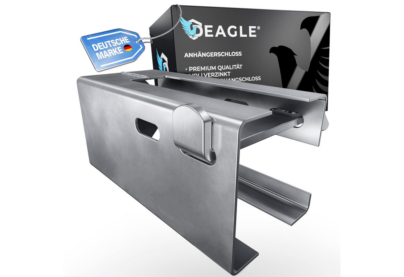 NTG Nutzfahrzeug Technik GmbH Anhängerschloss Deichselschloss hochwertig Verzinkt opt. Schutz Deagle Diebstahlschutz NTG Nutzfahrzeug Technik GmbH Anhängerschloss Deichselschloss hochwertig Verzinkt opt. Schutz Deagle Diebstahlschutz von NTG Nutzfahrzeug Technik GmbH