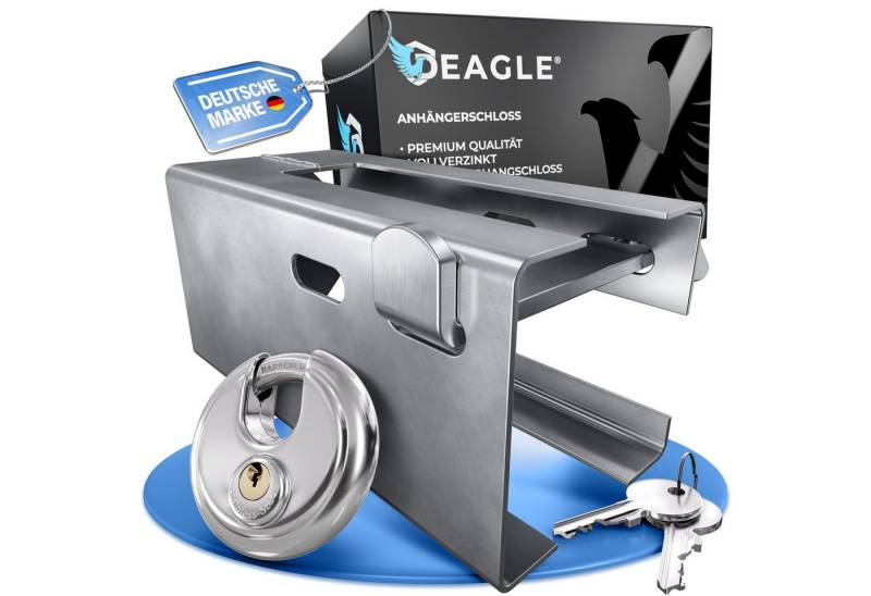 NTG Nutzfahrzeug Technik GmbH Anhängerschloss hochwertig Verzinkt mit Rundschloss Schutz Deagle PKW Diebstahlschutz NTG Nutzfahrzeug Technik GmbH Anhängerschloss hochwertig Verzinkt mit Rundschloss Schutz Deagle PKW Diebstahlschutz von NTG Nutzfahrzeug Technik GmbH