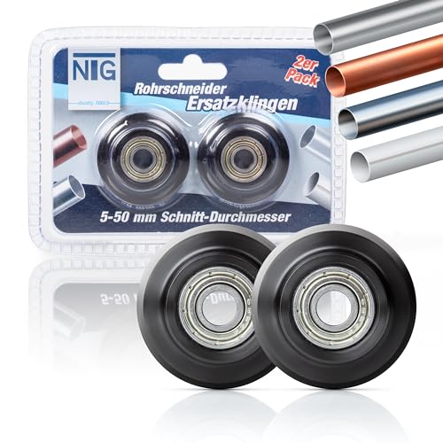NTG 2er Pack Ersatzklingen für Rohrschneider Groß (2er Pack Ersatzklingen) von NTG