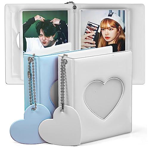 NTGRTY Mini Einsteckalbum, Mini Photocard Binder, Photocards, Fotoalbum Fotokartenhalter, Fotoalbum Klein, Photocard Binder Kpop Mini, 36 Taschen Visitenkartentasche für 3 Zoll Mini Fotoalbum von NTGRTY