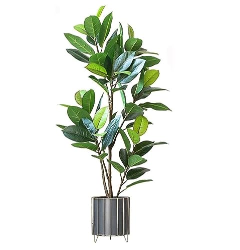 Künstliche Bäume im Topf für drinnen und draußen, Haus, Büro, Garten, Dekoration, Geschenk, Heimpflanzen (Größe: 127 cm) von NTIYOU