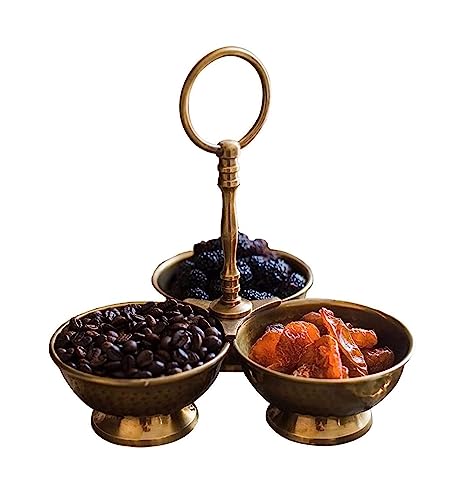 NTIYOU Obstschalen Obstschalen Obsttablett Europäische Obstschale Moderne Wohnzimmer Couchtisch Dekoration Reines Kupfer Obst von NTIYOU