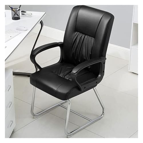 NTIYOU Schreibtischstuhl Bürostuhl, ergonomischer Computerstuhl mit Armlehnen, Bequeme Chefsessel, Chefsessel, Lordosenstütze Komfortabel(D) von NTIYOU
