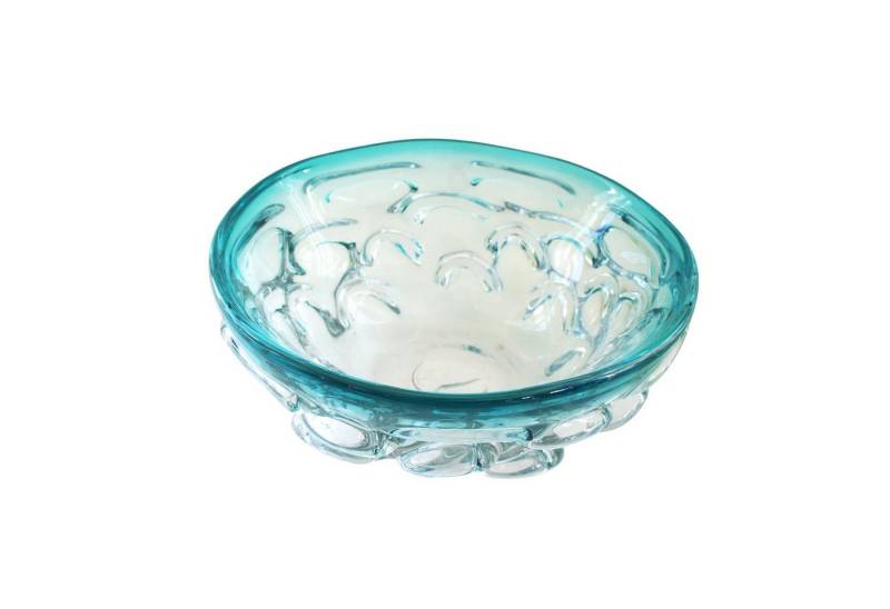 NTK-Collection Dekoschale Glasschale Aqua Ceres (Stück, 1 St., 1 Schale), Dekoschale von NTK-Collection