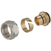 Klemmringverschraubung 1'' Eurokonus - für Mehrschicht-Verbundrohr 26 x 3 mm Klemmringverschraubung 1'' Eurokonus - für Mehrschicht-Verbundrohr 26 x 3 mm von NTM