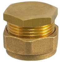 Messing-Klemmverschraubung m. Stopfen für Kupferrohre 18 mm für Heizung und Trinkwasser Messing-Klemmverschraubung m. Stopfen für Kupferrohre 18 mm für Heizung und Trinkwasser von NTM