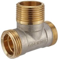 Messing T-Stück für Klemmringverschraubung 1'' Eurokonus - 1'' AG - 1'' Eurokonus Messing T-Stück für Klemmringverschraubung 1'' Eurokonus - 1'' AG - 1'' Eurokonus von NTM