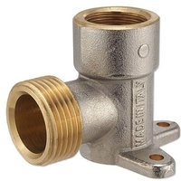 Messing Wandwinkel für Klemmringverschraubung 3/4'' Eurokonus - 1/2'' IG Messing Wandwinkel für Klemmringverschraubung 3/4'' Eurokonus - 1/2'' IG von NTM