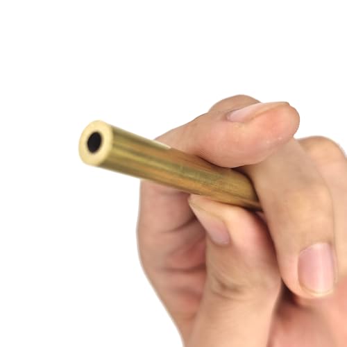 Modellbau H62 Messingrohr Außendurchmesser 1mm bis 20mm Dünnwandig Hart Gerades Rohr Länge 500mm Industrie(12x1.5mm) von NTNTN