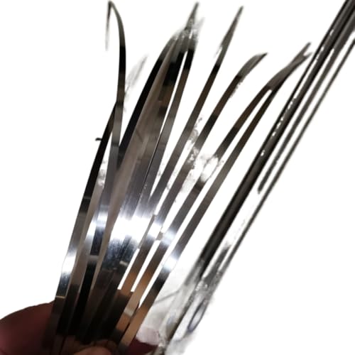 Verschnitt der Arbeitsplatte Dünne Platte Breite 5mm 304 Edelstahl Folie Streifen Blatt Dicke 0,1mm 0,15mm 0,2mm 0,3mm 0,4mm 0,5mm CNC-Bausatz(0.1x5x5000mm) von NTNTN
