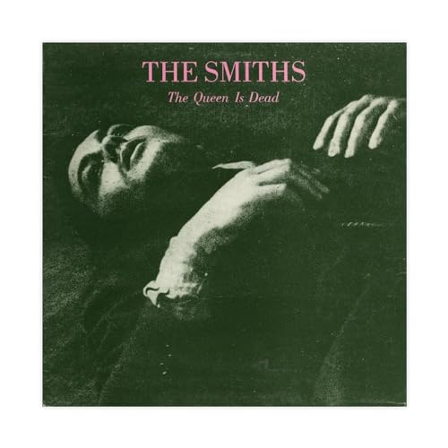 NTRECS The Smiths Poster "The Queen Is Dead", Albumcover, Leinwandposter, Schlafzimmer-Dekor, Sportlandschaft, Büro, Raumdekoration, Geschenk, ungerahmt, 40 x 40 cm von NTRECS