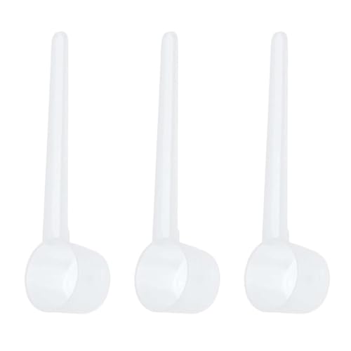 NTRUXZP 3 Stück Messlöffel Set, Dosierlöffel Transparent Mit Skala 5g 10ml Waagen, Waschmittel Dosierhilfe, Dosier-Löffel 5ml für Waschpulver Protein Pulver von NTRUXZP