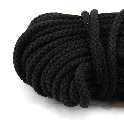 NTS-Nähtechnik Baumwohlkordel 8mm | Farb und Längenauswahl | 100% Baumwolle | mit Polyester Kern | (schwarz, 50m) NTS-Nähtechnik Baumwohlkordel 8mm | Farb und Längenauswahl | 100% Baumwolle | mit Polyester Kern | (schwarz, 50m) von nts Nähtechnik