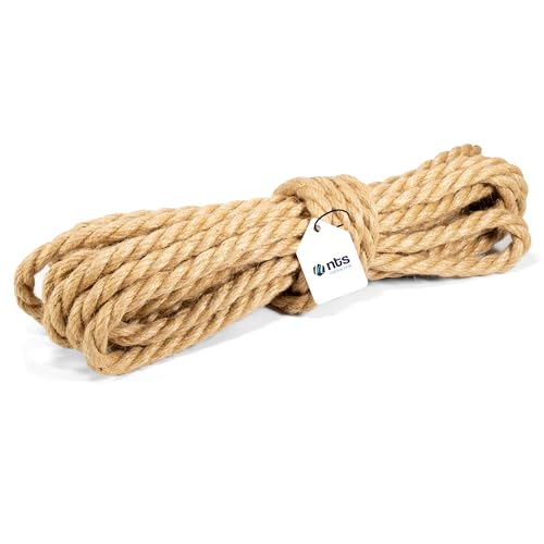 NTS-Nähtechnik Juteseil 12mm - 20m | Juteschnur Jutekordel | Diverse Größen und Längen von nts Nähtechnik