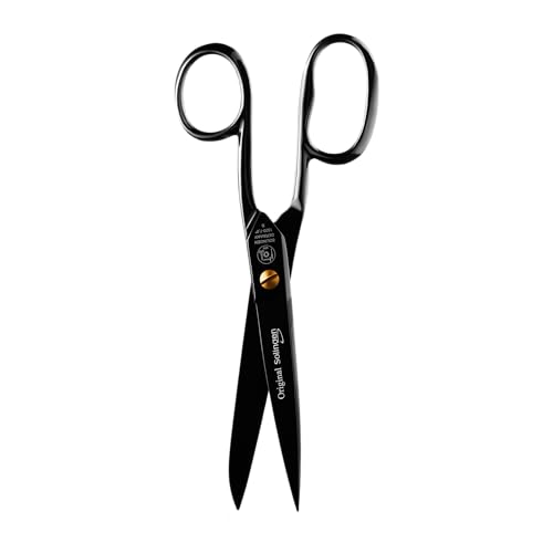 NTS-Solingen Schere aus der BLACK EDITION | Küchenschere | Allzweckschere | Haushaltsschere | 18 cm - 7,0" | Edel Schwarz Brüniert | Super Scharf | Hergestellt in Solingen von NTS-Solingen
