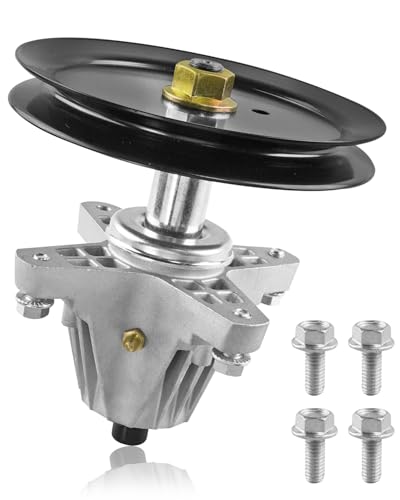 116,8 cm Deckspindel passend für MTD 618-09395 618P09395 Cub Cadet ZT1 ZTS1 46 Craftsman Z5400 Z5450 Troy Bilt Mustang Z46 Rasenmäher, Spindel mit Riemenscheibe von NTSUMI