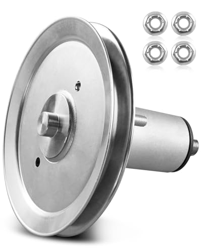 NTSUMI Deckspindel passend für Gravely Ariens 51537300 51530700 ZTX ZT XL Ikon XD 60 Edge 42 Rasenmäher, Spindel mit Riemenscheibe Montage von NTSUMI