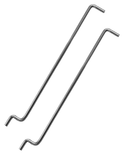 NTSUMI Gasgestänge passend für B&S 796229 Kleinmotor-Reitmäher, Rasentraktor, Drosselklappe, Choke-Glied, 2 Stück von NTSUMI