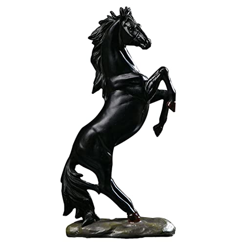 Deko Statue,Pferd Harz Statue,Harz Springen Kampf Pferd,Hengst Skulptur ,für Home Decor Tier Ornament ,Als Geschenk für Pferdeliebhaber von NUACOS