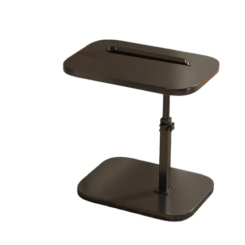 NUACOS C-förmiger Beistelltisch 360° drehbar Höhenverstellbar Anhebbarer Modernes Snack Kaffeetablett Metallrahmen Wasser und ölbeständige Für Schlaf Sofa Schlafzimmer,Schwarz NUACOS C-förmiger Beistelltisch 360° drehbar Höhenverstellbar Anhebbarer Modernes Snack Kaffeetablett Metallrahmen Wasser und ölbeständige Für Schlaf Sofa Schlafzimmer,Schwarz von NUACOS