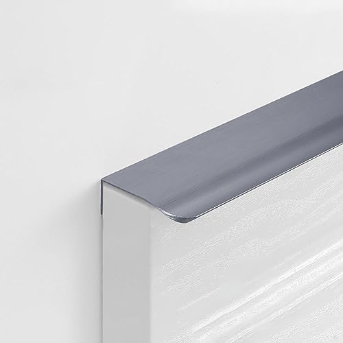 NUACOS Möbelgriffe Versteckter Schrankgriffe Aluminium Schubladengriffe, Modernes Versteckter Schrankgriff Geschwungener Türgriff für Küchenschrank Kleiderschrank Schubladen,Grau,400mm/15.7in NUACOS Möbelgriffe Versteckter Schrankgriffe Aluminium Schubladengriffe, Modernes Versteckter Schrankgriff Geschwungener Türgriff für Küchenschrank Kleiderschrank Schubladen,Grau,400mm/15.7in von NUACOS