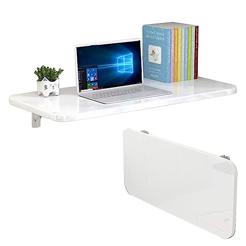 NUACOS Wandtisch Klappbar, Wandklapptisch Aus Massivholz, Klapptisch Küche Laptoptisch Esstisch Schreibtisch Platzsparender Wand klappbar Tisch,40x25cm von NUACOS