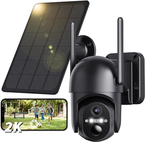 NUASI 4G LTE Überwachungskamera Aussen Solar mit SIM Karte - 2K HD PTZ Kabellos Kamera Ohne WLAN Outdoor Akku, 355°/100° Schwenkbar, Farb/IR Nachtsicht, 2-Wege-Audio, PIR Erkennung, IP66 NUASI 4G LTE Überwachungskamera Aussen Solar mit SIM Karte - 2K HD PTZ Kabellos Kamera Ohne WLAN Outdoor Akku, 355°/100° Schwenkbar, Farb/IR Nachtsicht, 2-Wege-Audio, PIR Erkennung, IP66 von NUASI
