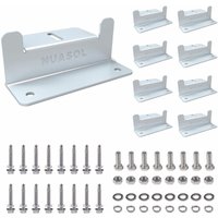 Arebos - NuaSol NuaFix 8 x Z-Winkel für Photovoltaik Solarmodule Montage Aluminium Arebos - NuaSol NuaFix 8 x Z-Winkel für Photovoltaik Solarmodule Montage Aluminium von NUASOL