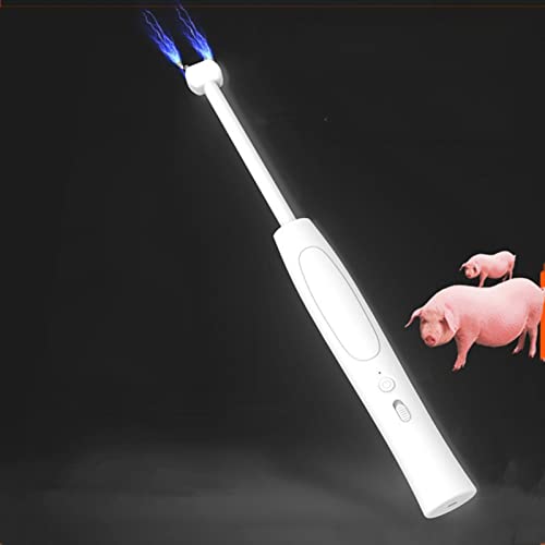 NUB Elektroschock Schweinetreiber Elektrischer Viehstock Der Neueste Wiederaufladbare Elektrische Viehstock Mit LED-Licht, Geeignet Für Rinder, Schweine, Rinder Und Ziegen von NUB