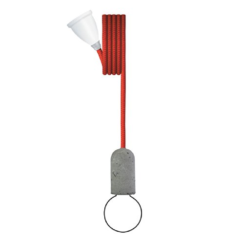 NUD Base - Kabel mit Betonfassung - Rococco Red - Rot - 3M von NUD Collection