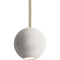 NUD Collection - Nova Concrete Pendelleuchte, natural linen (TT-00) von NUD Collection